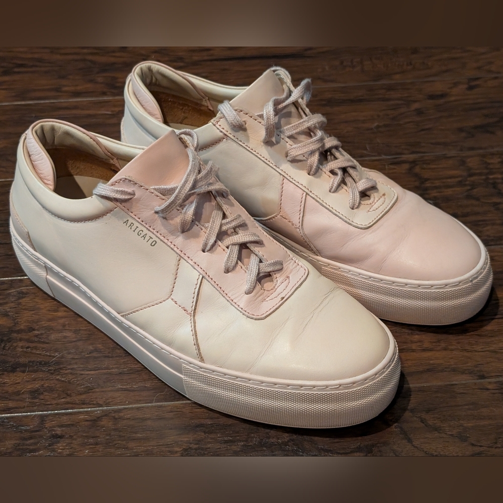 Axel Arigato sz.10 Leather Platform Sneaker Pink/Blush - Picture 3 of 14